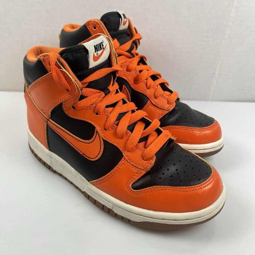 Nike Dunk High "Safety Orange"/Black (DB2179-004) Size 5Y